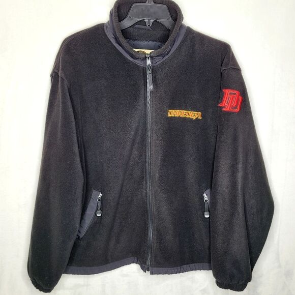 Vintage DareDevil Movie Crew Full Zip Fleece Sweater Size Large - Picture 1 of 7